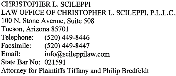 Christopher Scileppi, Chris Scileppi, Phil Bredfeldt, Philip Bredfeldt, Tiffany Bredfeldt