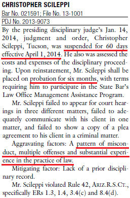 Tucson attorney Chris Scileppi, attorney Christopher Scileppi