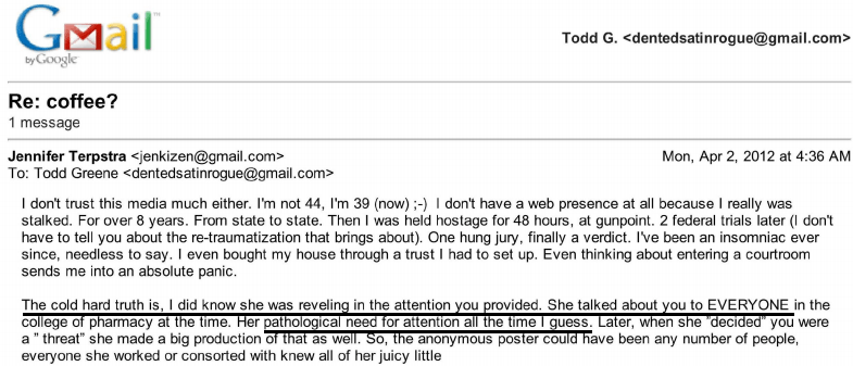 Jennifer Terpstra, Jen J. Terpstra, Terpstra JJ, Jennifer Oas-Terpstra, Jenn Oas, South Texas College, STC