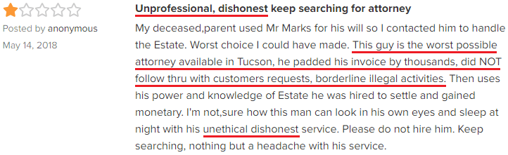 Tucson attorney Jeffrey Marks, attorney Jeff Marks, Jeffrey A. Marks, Southwest Legal